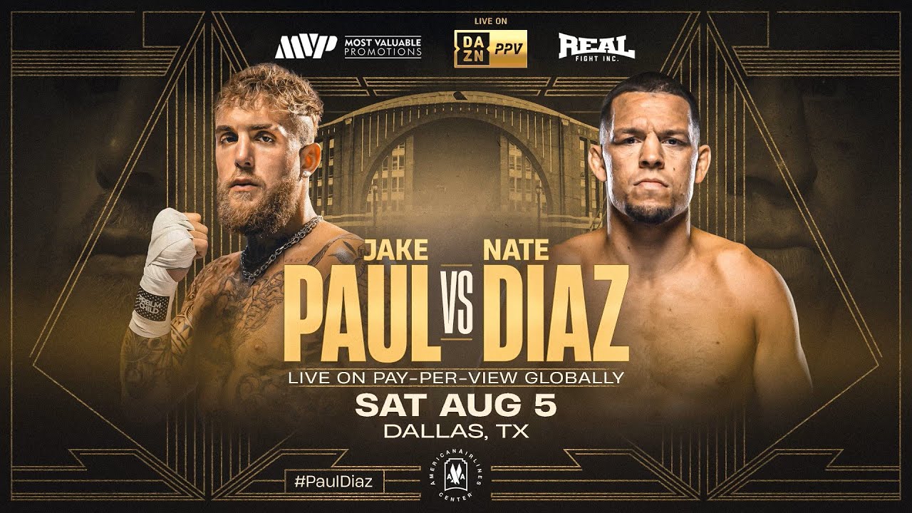 nate diaz vs jake paul wyniki