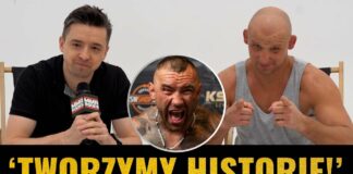 Paweł Pawlak tuż po ogłoszeniu walki z Tomaszem Romanowskim o pas KSW na Stadionie Narodowym
