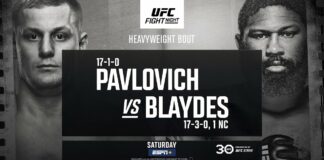 Zapowiedź gali UFC Vegas 71 i darmowe walki Blaydesa i Pavlovicha (WIDEO)