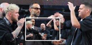 Intensywnie podczas pierwszego spotkania twarzą w twarz Nate’a Diaza z Jakiem Paulem (WIDEO)