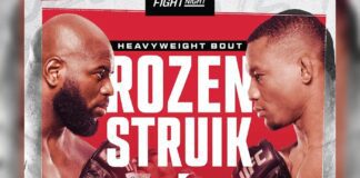 UFC on ABC 4: Rozenstruik vs. Almeida – karta walk, godziny transmisji
