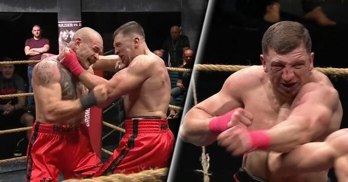 GROMDA 13: SCARFACE pokonał ŁAZARA po twardym boju na gołe pięści