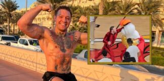 Conor McGregor nokautuje maskotkę na meczu koszykówki (WIDEO)