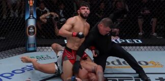 Arman Tsarukyan demoluje zapaśniczo Joaquima Silvę i rozbija go w trzeciej rundzie (WIDEO)