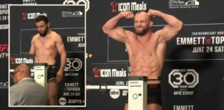 UFC on ABC 5: Topuria kontra Emmett – wyniki ważenia. Rywal Rębeckiego nie zrobił wagi