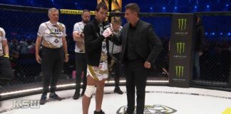 Marian Ziółkowski odniósł poważną kontuzję na rozgrzewce przed walką z Parnassem. Polak zwakował pas ksw 83 ziolkowski