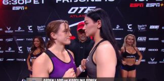 2023 PFL 5 z udziałem Karoliny Sobek – wyniki ważenia i spotkania twarzą w twarz (WIDEO)