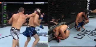 Makhmud Muradov z Andrzejem Kościelskim w narożniku pokonał Bryana Barberenę na UFC w Londynie