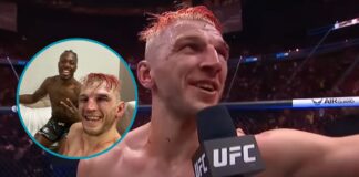 Rozbity Dan Hooker po wygranej z Jalinem Turnerem na UFC 285. „The Hangman” ponownie złamał rękę