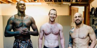 Mark Zuckerberg trenuje z mistrzami UFC