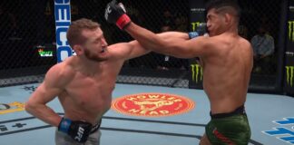 Najlepsze skończenia w wykonaniu bohaterów gali UFC: Aspinall vs Tybura (WIDEO)
