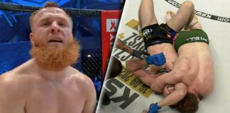 Ibragim Chuzhigaev obronił pas wagi półciężkiej KSW! Bohdan Gnidko uduszony przez mistrza! ksw 85 chuzhigaev gnidko