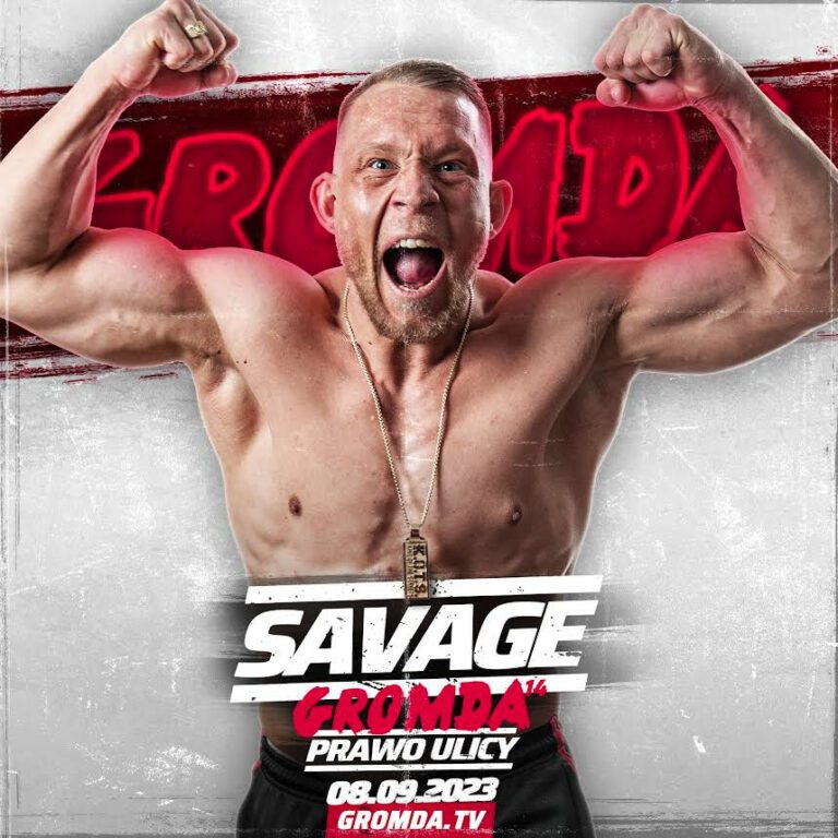 Król ulicznych ustawek i dziki chuligan "Savage" wystąpi na gali GROMDA