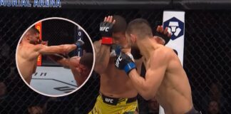 Bijatyka z udziałem Khamzata Chimaeva i Gilberta Burnsa. UFC przypomina wygraną „Borza” (WIDEO)
