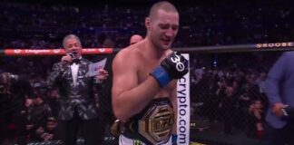 Nowy mistrz UFC, Sean Strickland, wśród nagrodzonych bonusem po gali UFC 293