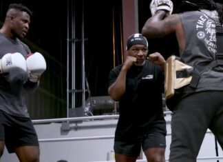 Trening Francisa Ngannou pod wodzą Mike’a Tysona przed starciem z Tysonem Furym (WIDEO)