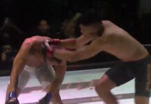 Nokaut weekendu? Szalone latające kolano na gali Legion MMA (WIDEO) Nokaut weekendu? Szalone latające kolano na gali Legion MMA (WIDEO)