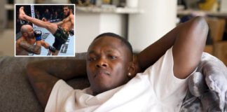 Israel Adesanya reaguje na klęskę Volkanovskiego na UFC 294 (WIDEO) Israel Adesanya reaguje na klęskę Volkanovskiego na UFC 294 (WIDEO)
