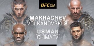 UFC 294: Makhachev vs Volkanovski 2 – karta walk, informacje o transmisji gali