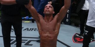 UFC on ESPN+ 88: Edson Barboza przetrwał chwilę grozy i wypunktował w stójce Sodiqa Yusuffa (WIDEO)