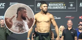 Johnny Walker z „pozdrowieniami” dla Magomeda Ankalaeva po przerwanej walce na UFC 294 (WIDEO)