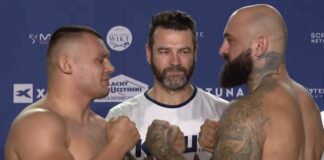 Wyniki oraz ceremonia ważenia przed galą KSW 87: Martínek vs Stošić