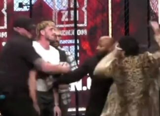 Dillon Danis rozciął Logana Paula rzucając w niego mikrofonem przed nadchodzącą walką (WIDEO)