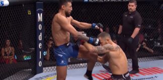Najlepsze skończenia w wykonaniu bohaterów gali UFC Vegas 81 (WIDEO)