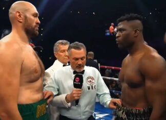 Oficjalne karty sędziowskie pojedynku Francisa Ngannou z Tysonem Furym