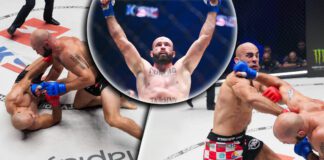 Co za debiut w KSW! Rafał Haratyk potężnym sierpem nokautuje i rozbija Ivana Erslana!
