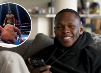 Israel Adesanya „stracił głowę” w trakcie walki Fury vs. Ngannou Fury vs. Ngannou