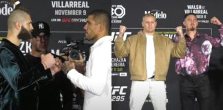 Pierwsze spotkania twarzą w twarz bohaterów głównych walk UFC 295 (WIDEO)