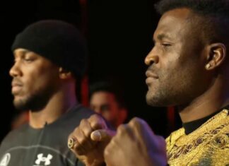 Francis Ngannou twarzą w twarz z Anthony’m Joshuą po raz pierwszy (WIDEO)