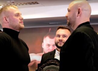 WIDEO: Adam Kownacki i Kacper Meyna twarzą w twarz przed marcową walką o mistrzostwo Polski