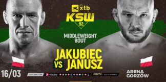 Wojciech Janusz zmierzy się z Tomaszem Jakubcem na gali XTB KSW 92