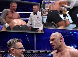 WIDEO: TOTALNY ABSURD na gali boksu. Marcin Sianos ZDYSKWALIFIKOWANY za obalenie i łokcie w parterze