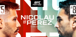 UFC Vegas 91: Nicolau vs Perez – karta walk, informacje o transmisji gali z udziałem Michała Figlaka