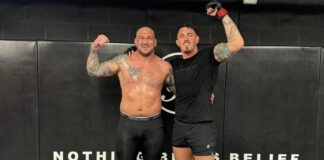 „Pracujemy nad czymś” – Mistrz KSW na wspólnym treningu z mistrzem UFC
