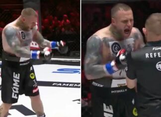 WIDEO: Zaprosił Tomasza Adamka na środek klatki w stylu Holloway’a. Chwilę później był liczony