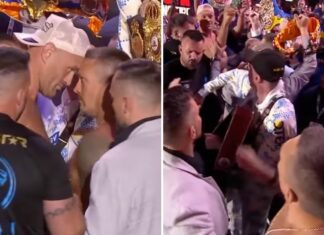 WIDEO: GORĄCO na ważeniu przed walką Tyson Fury vs Oleksandr Usyk! Brytyjczyk cięższy o 13 kilogramów!
