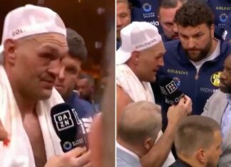 Pierwsze słowa Tysona Fury’ego po walce z Usykiem. „Ludzie stają po stronie kraju w stanie wojny”