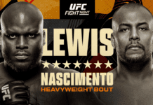 UFC on ESPN 56: Lewis vs Nascimento – karta walk, transmisja gali z udziałem Mateusza Rębeckiego