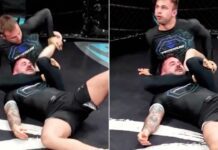 Odklepał, odpłynął, rywal złamał mu rękę, a sędzia się tylko przyglądał! Skandal w walce BJJ (WIDEO)