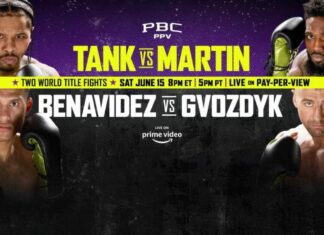 Gala boksu PBC z Las Vegas z walkami Tank vs Martin i Benavidez vs Gvozdyk – karta walk, informacje