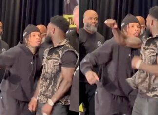 WIDEO: Gervonta Davis chciał nastraszyć Franka Martina udając, że go uderza. „Tank” wyśmiał reakcję rywala
