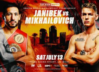 Gala boksu z walką Zhanibek Alimkhanuly vs Andrei Mikhailovich o pasy IBF i WBO – karta walk