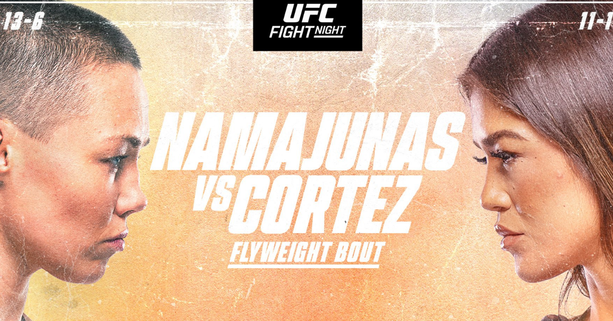 UFC on espn 59 namajunas vs cortez wyniki gali