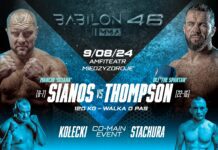 Babilon MMA 46: Sianos vs Thomspon – karta walk, transmisja, informacje o gali