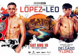Gala boksu z walką Luis Alberto Lopez vs Angelo Leo o pas IBF – karta walk