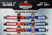 PFL 8: 2024 Playoffs – karta walk, transmisja, informacje